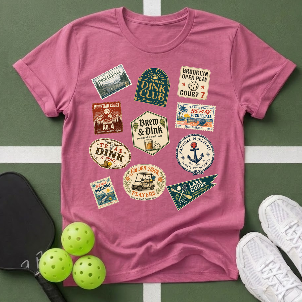 Vintage Travel Sticker T-Shirt