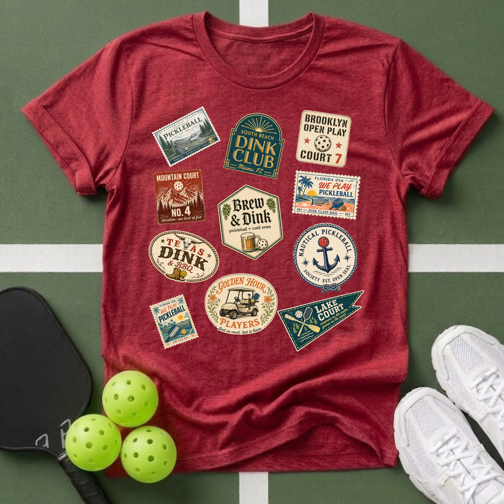 Vintage Travel Sticker T-Shirt