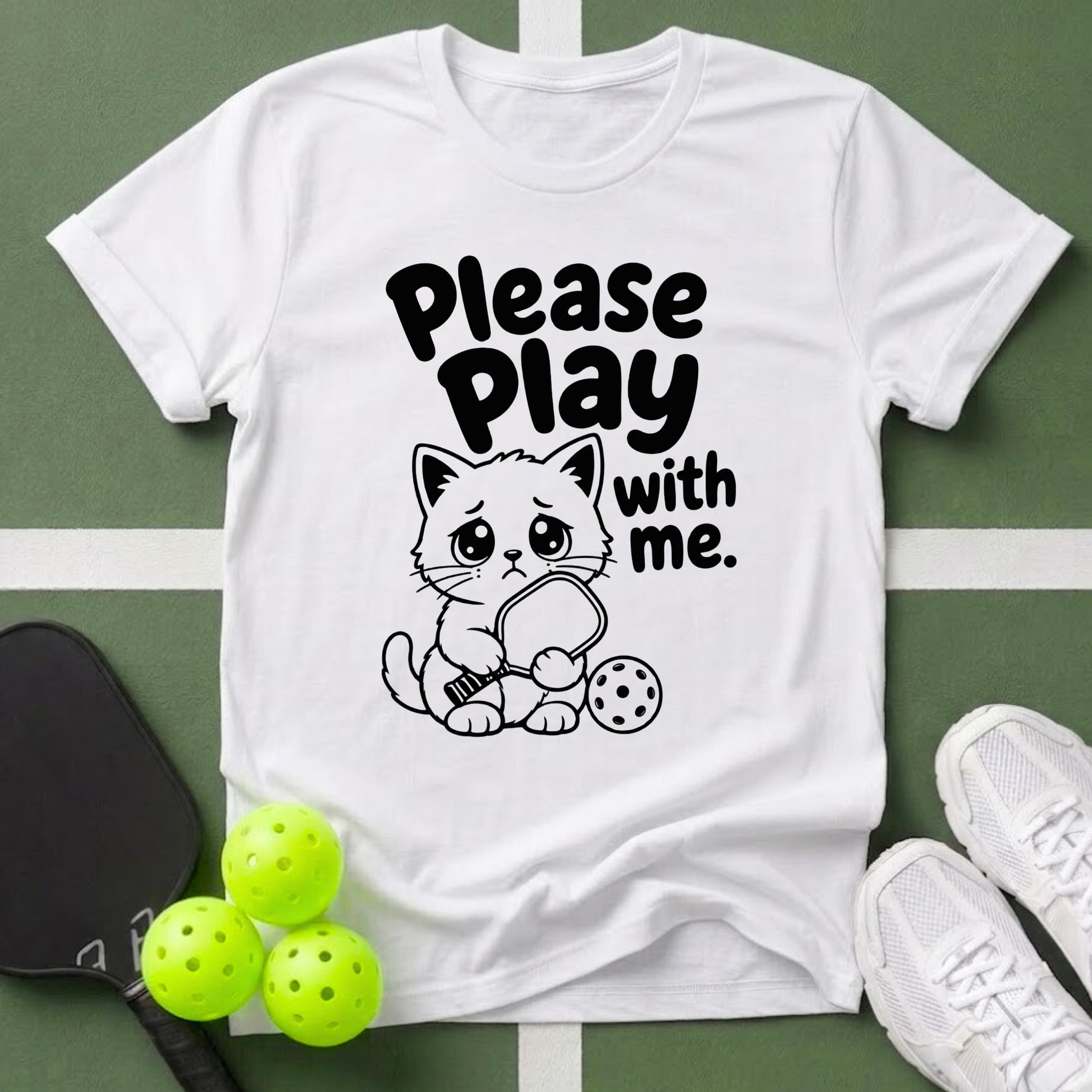 Please Play With Me Cat T-Shirt