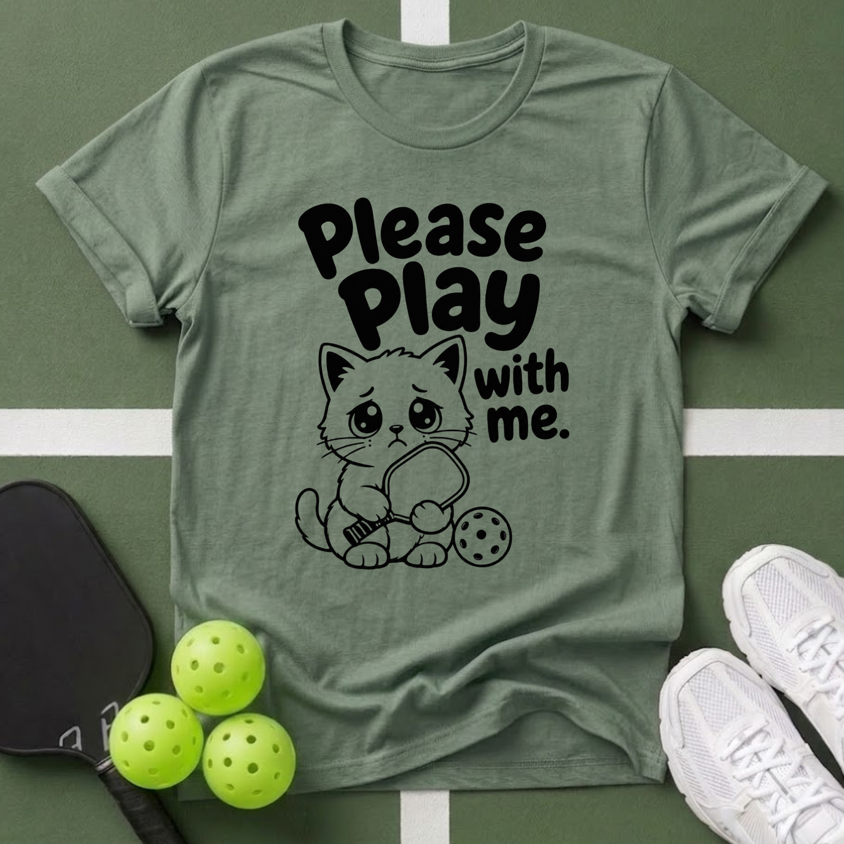 Please Play With Me Cat T-Shirt