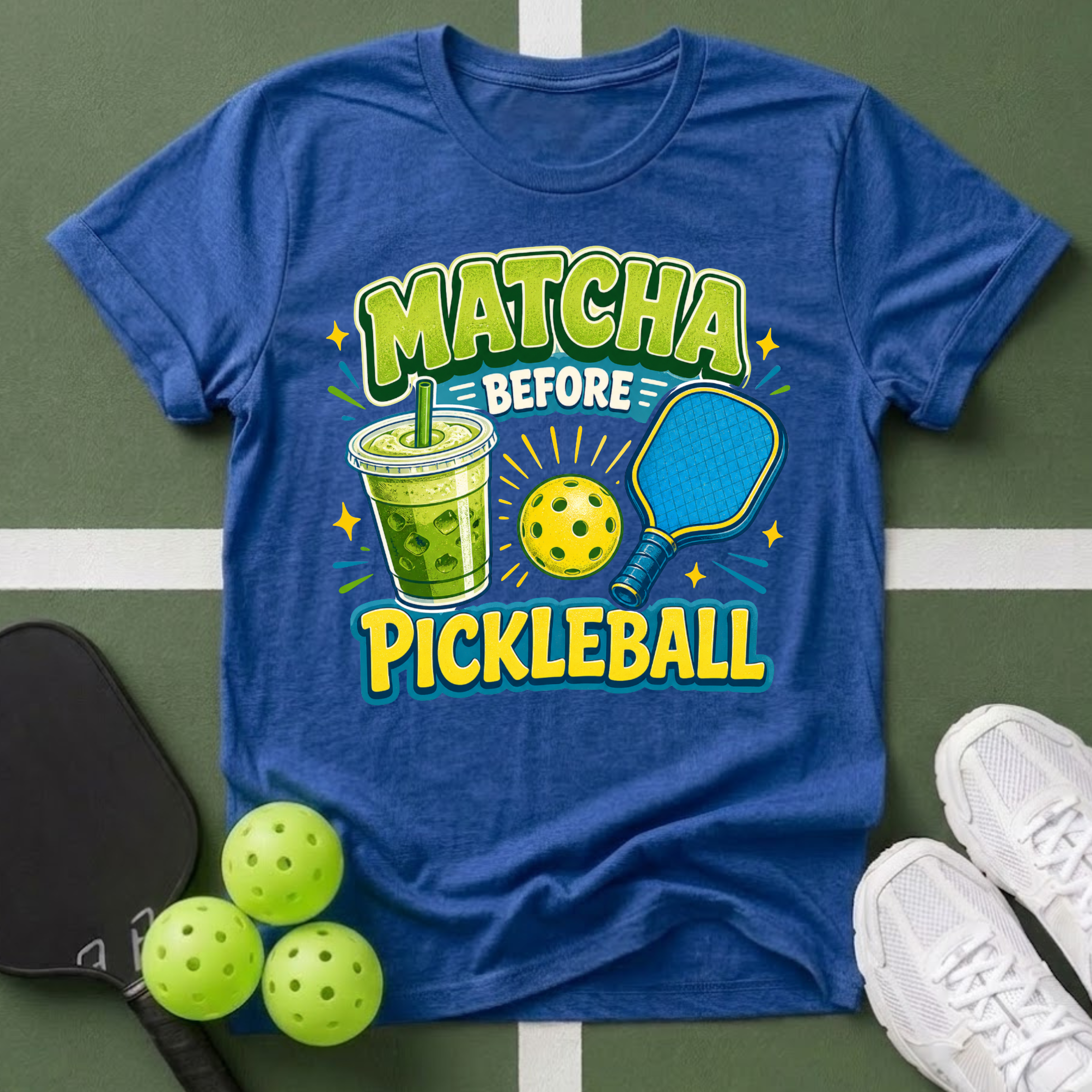 A Matcha Before Pickleball T-Shirt
