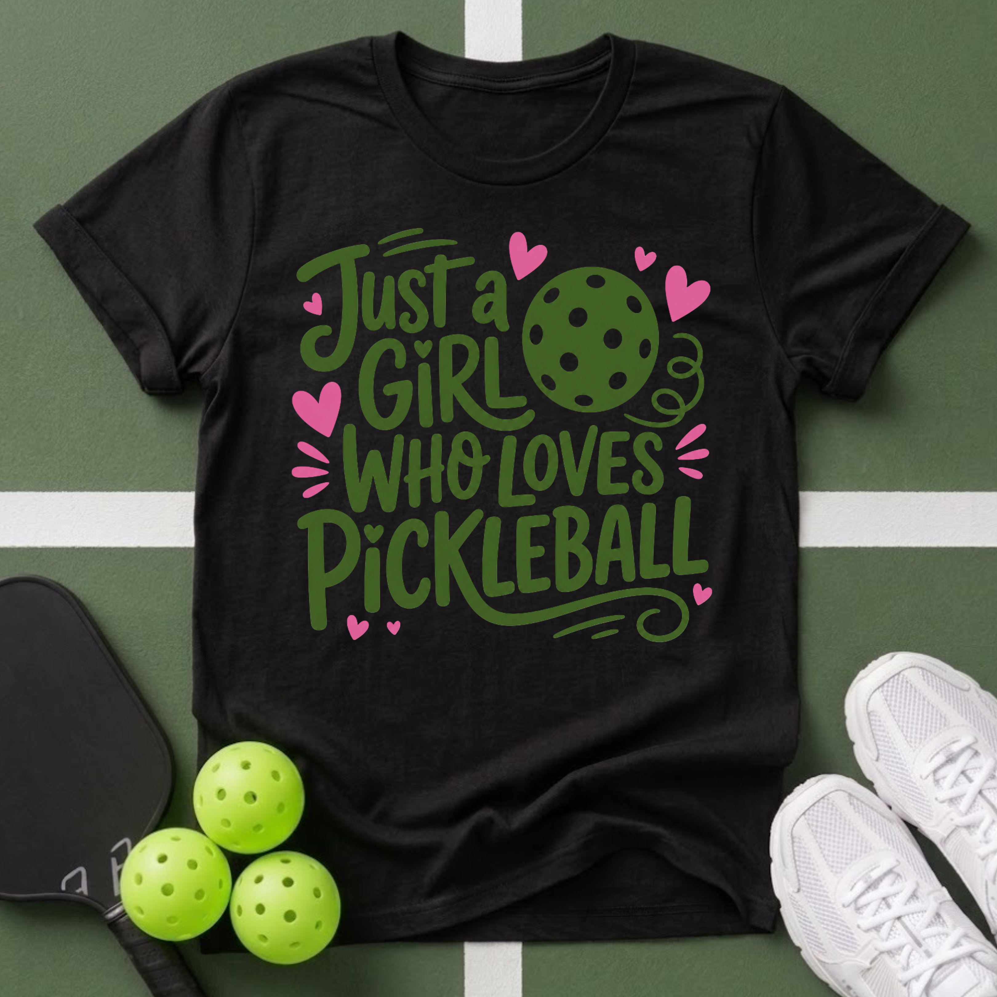Just a Girl Who Loves Pickleball T-Shirt