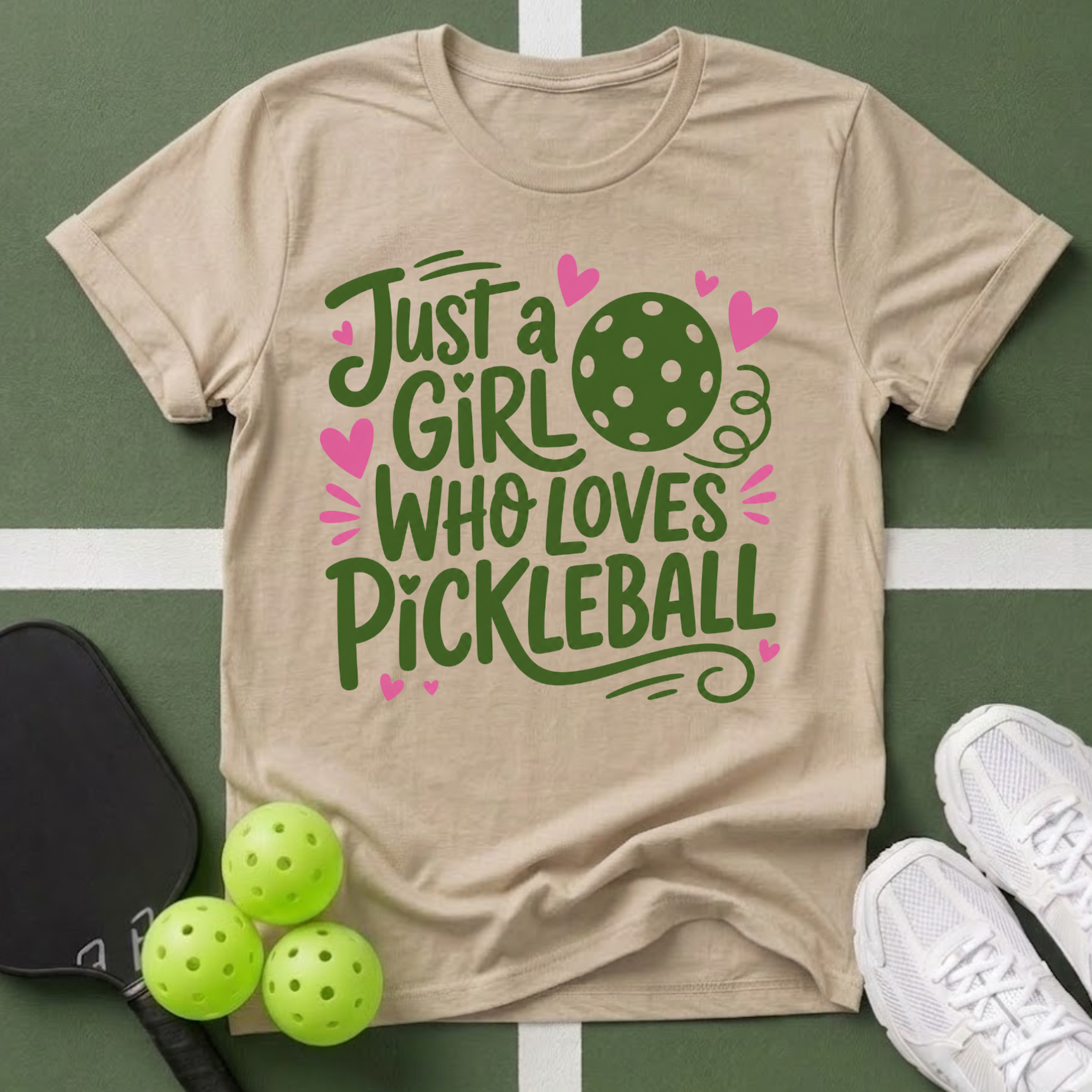 Just a Girl Who Loves Pickleball T-Shirt