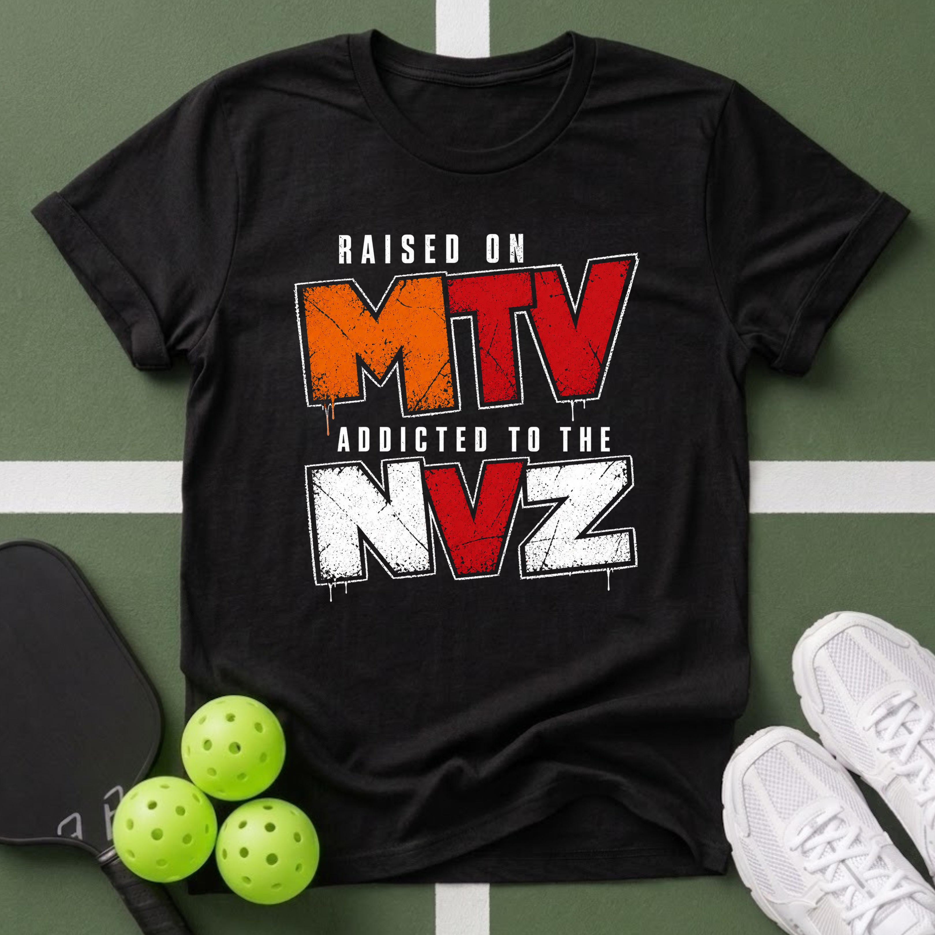 Raised on MTV, Addicted to the NVZ T-Shirt