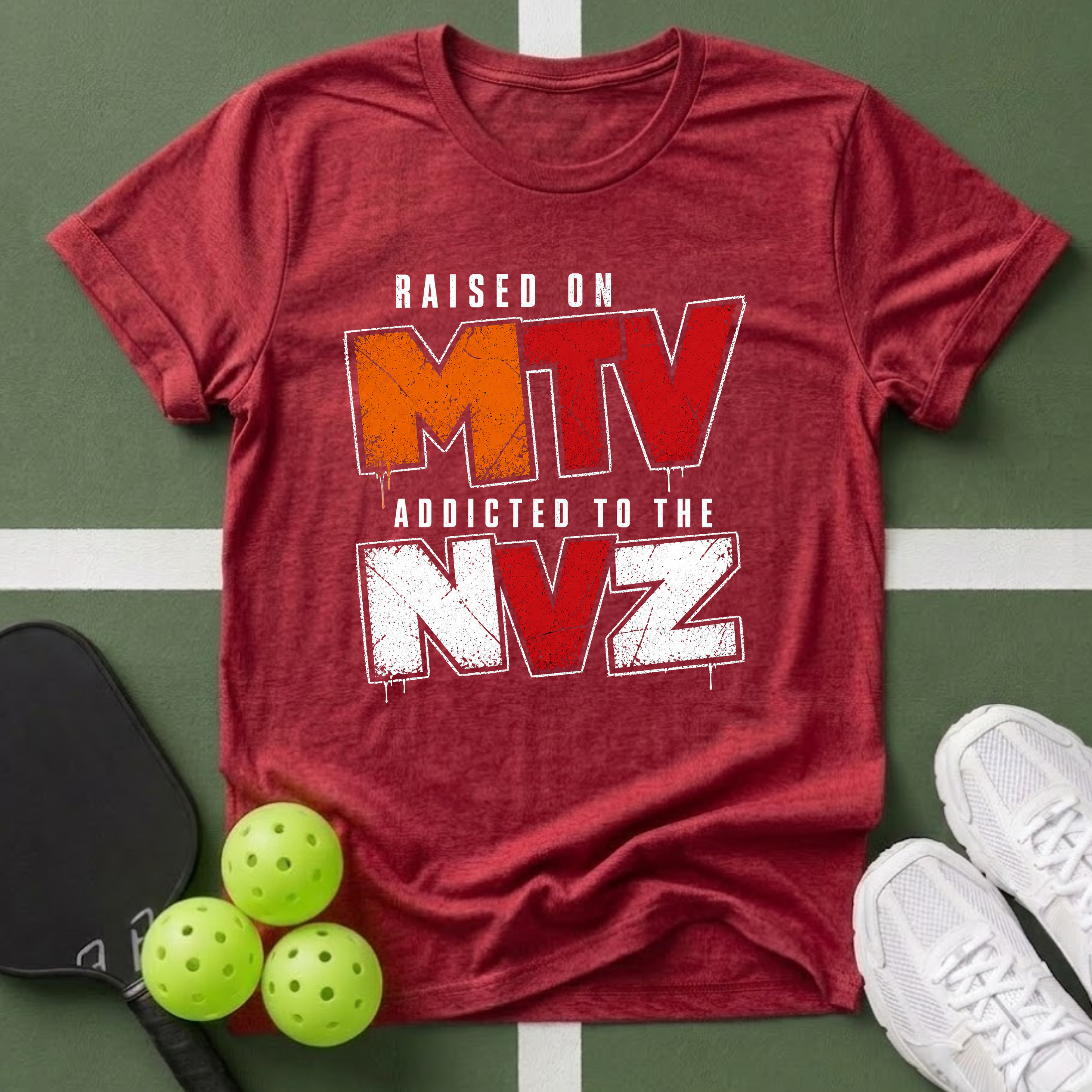 Raised on MTV, Addicted to the NVZ T-Shirt