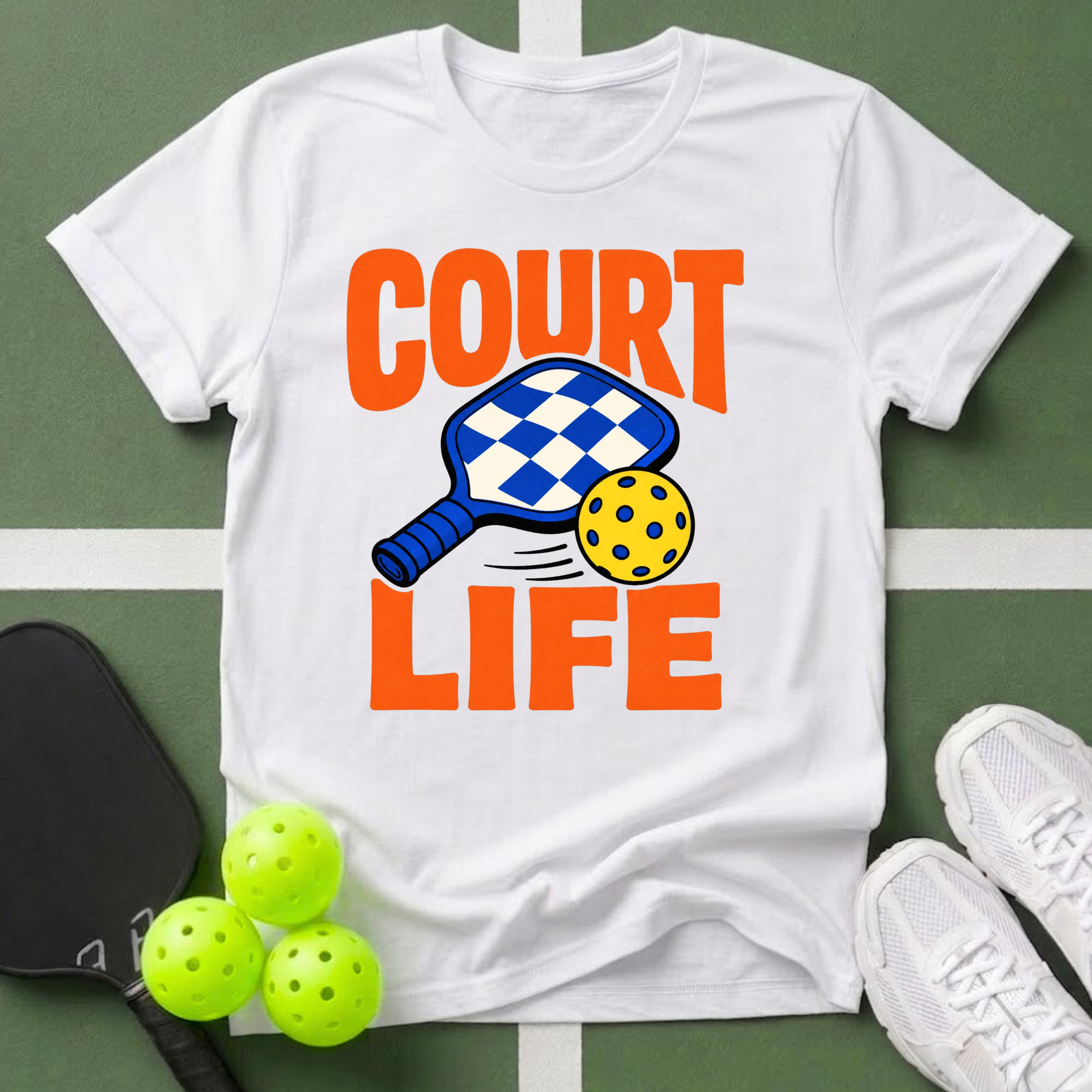 Court Life Pickleball T-Shirt