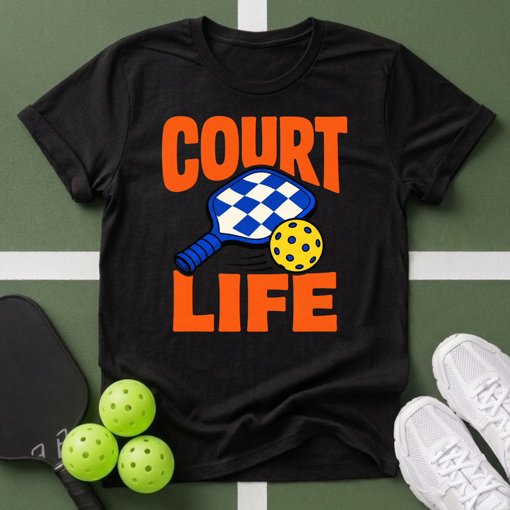 Court Life Pickleball T-Shirt