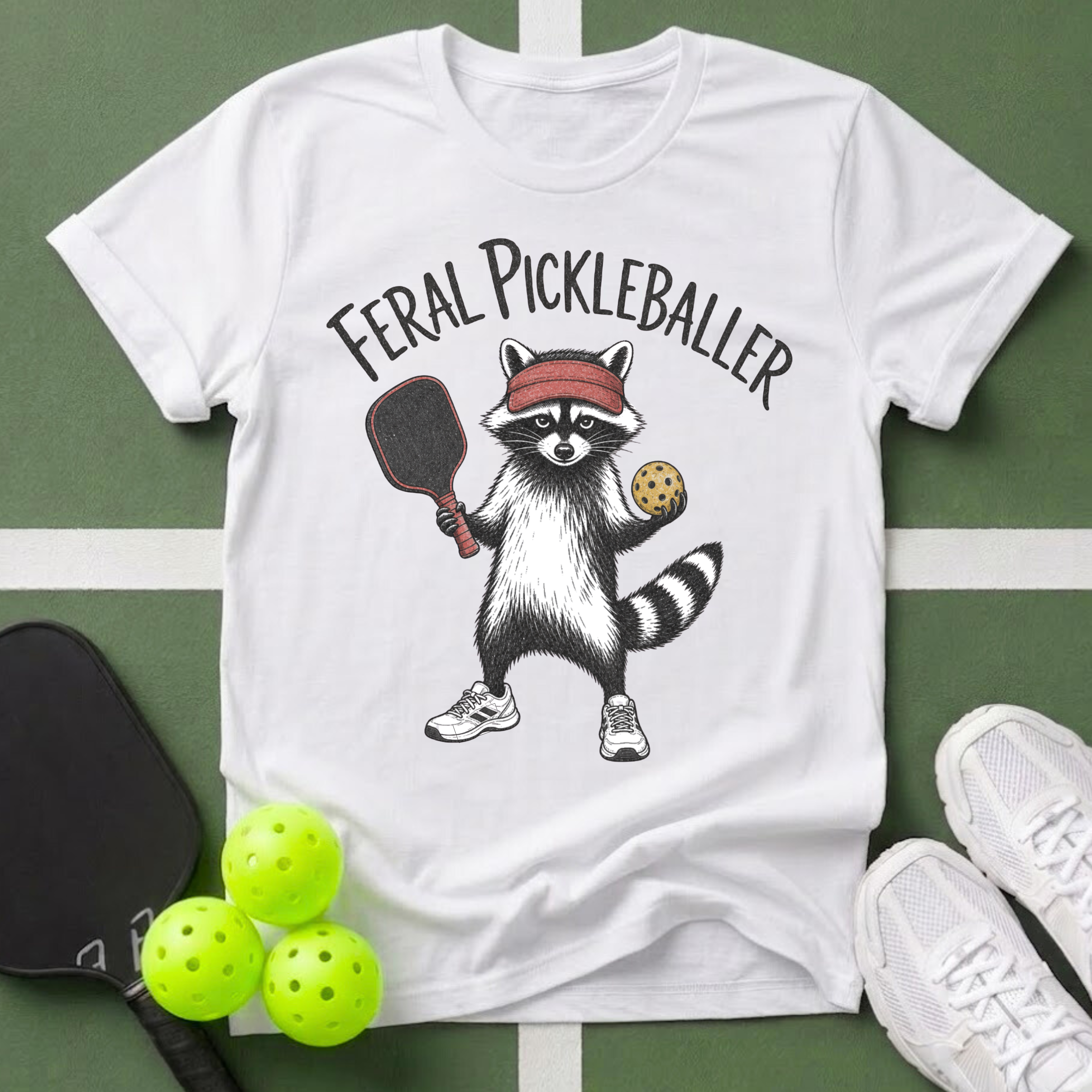 A Feral Pickleballer T-Shirt