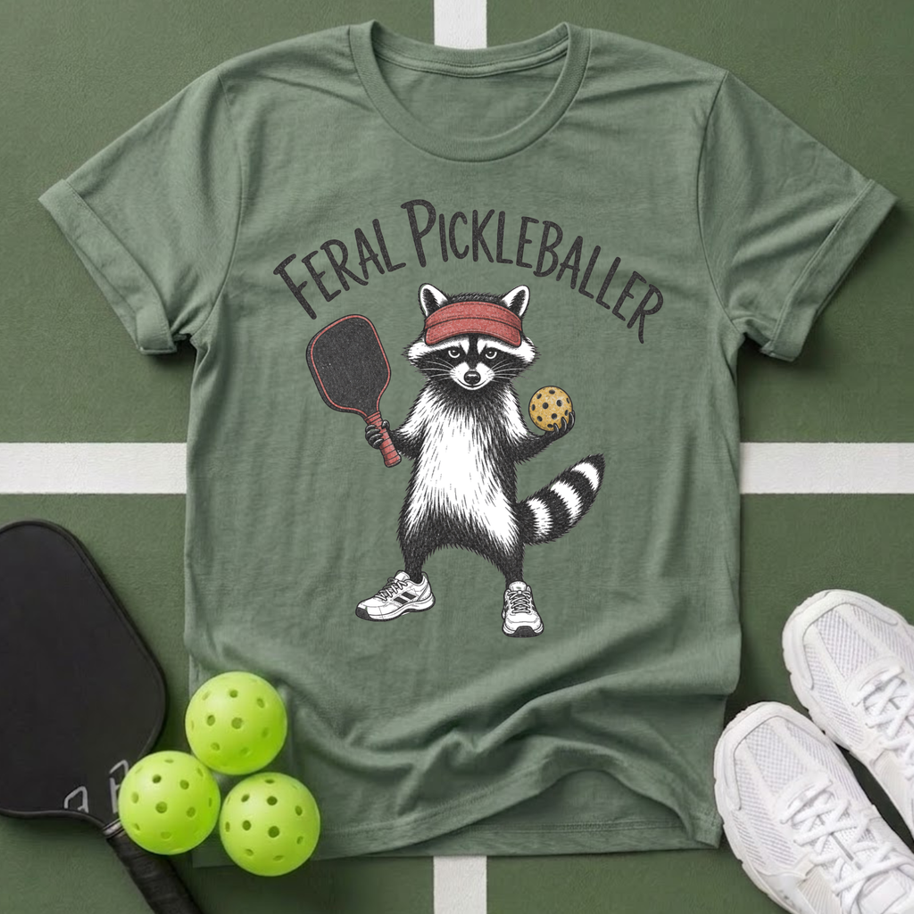 A Feral Pickleballer T-Shirt