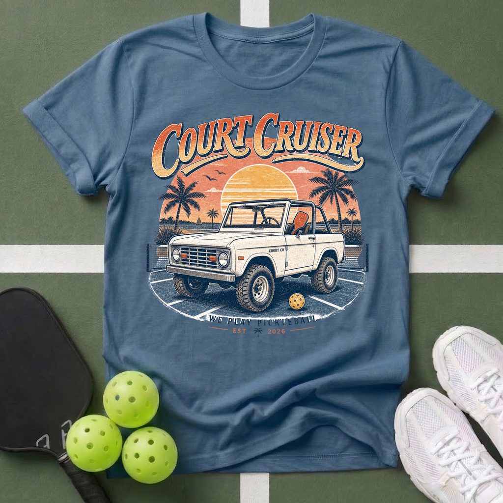 Court Cruiser Vintage Truck T-Shirt