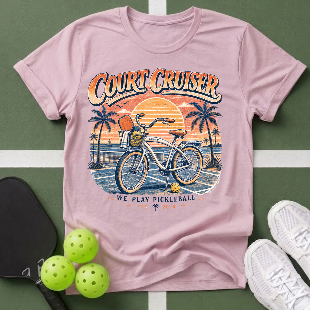 Court Cruiser Vintage Bike T-Shirt