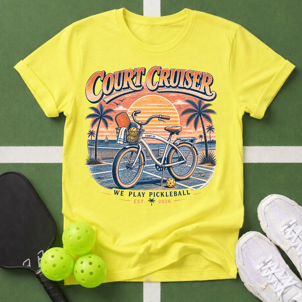 Court Cruiser Vintage Bike T-Shirt