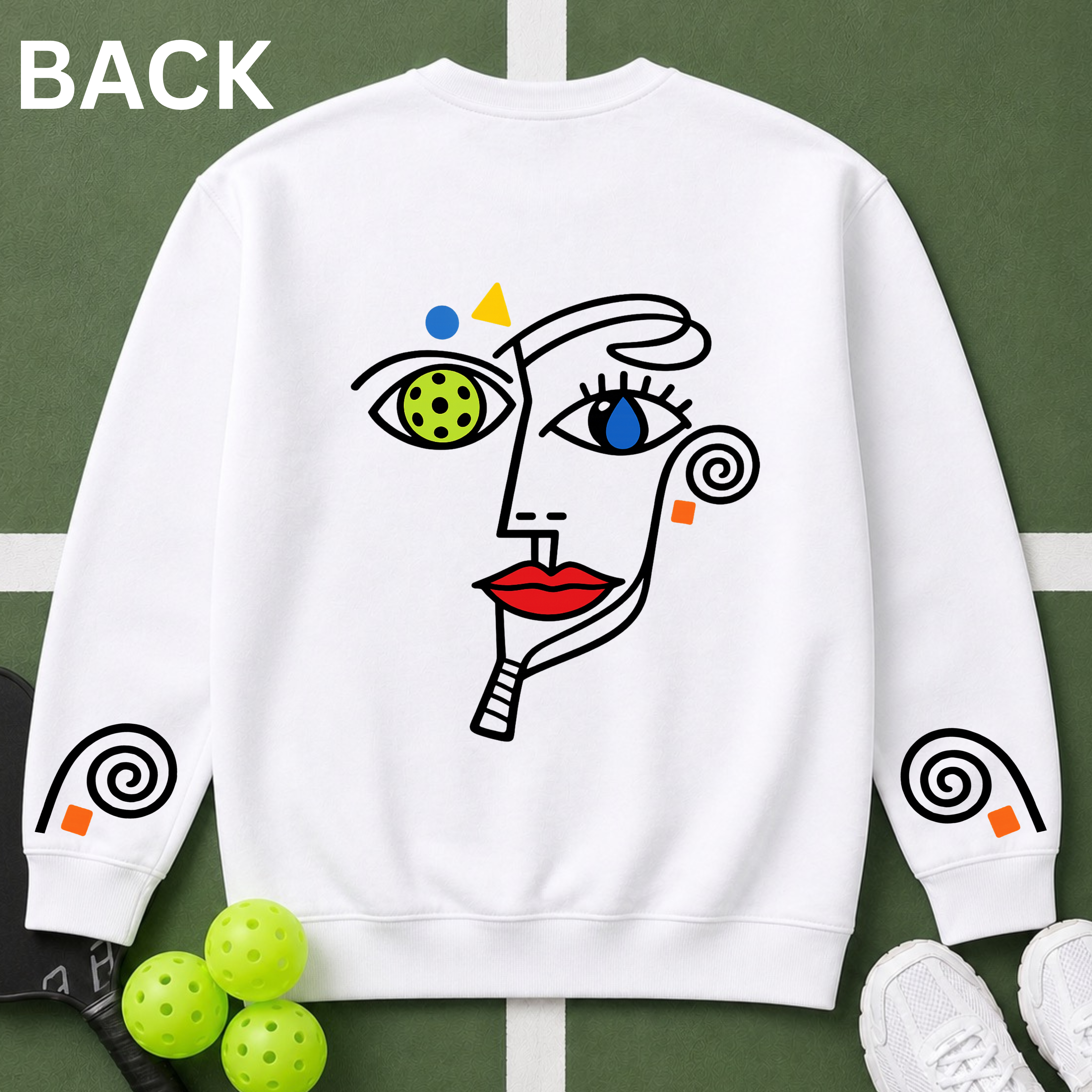 A Abstract "Identity" Sweatshirt