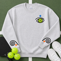 Crewneck Front/Back Abstract Sweatshirt