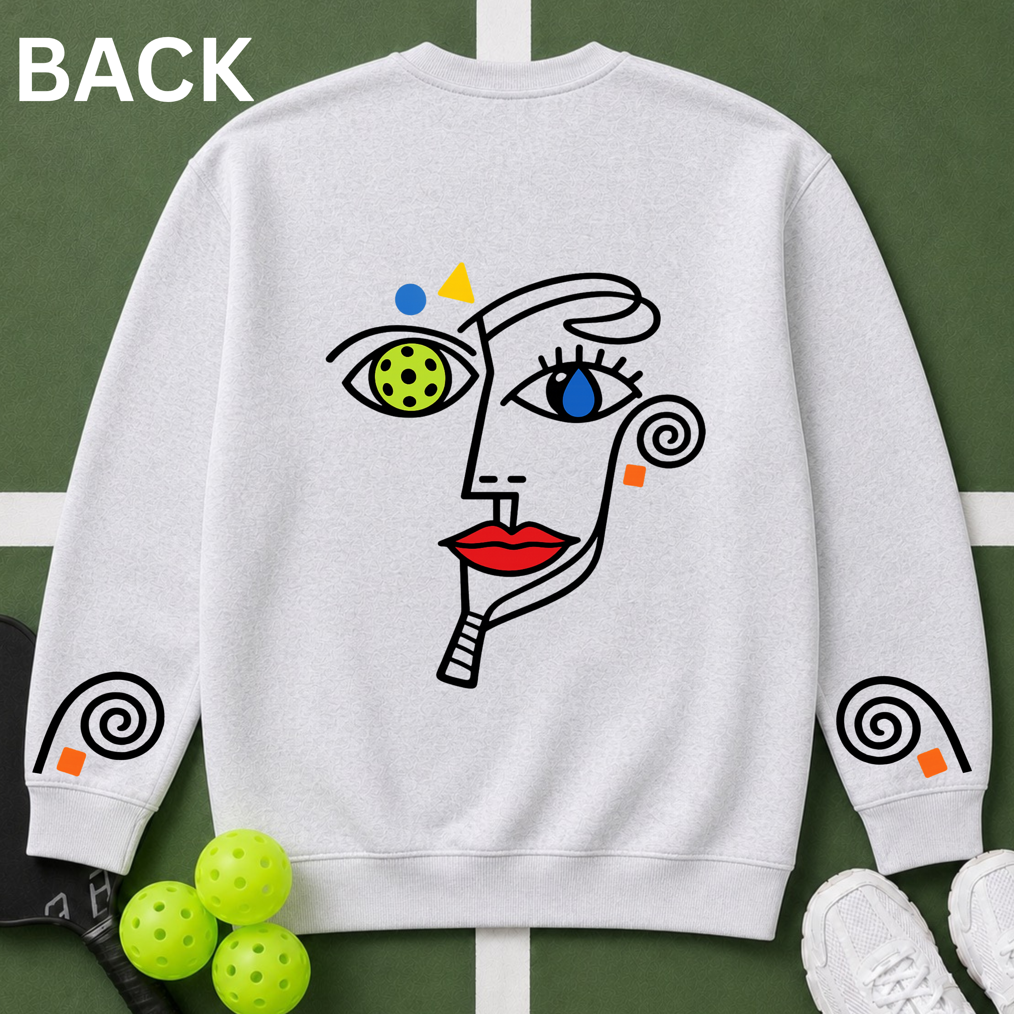 A Abstract "Identity" Sweatshirt
