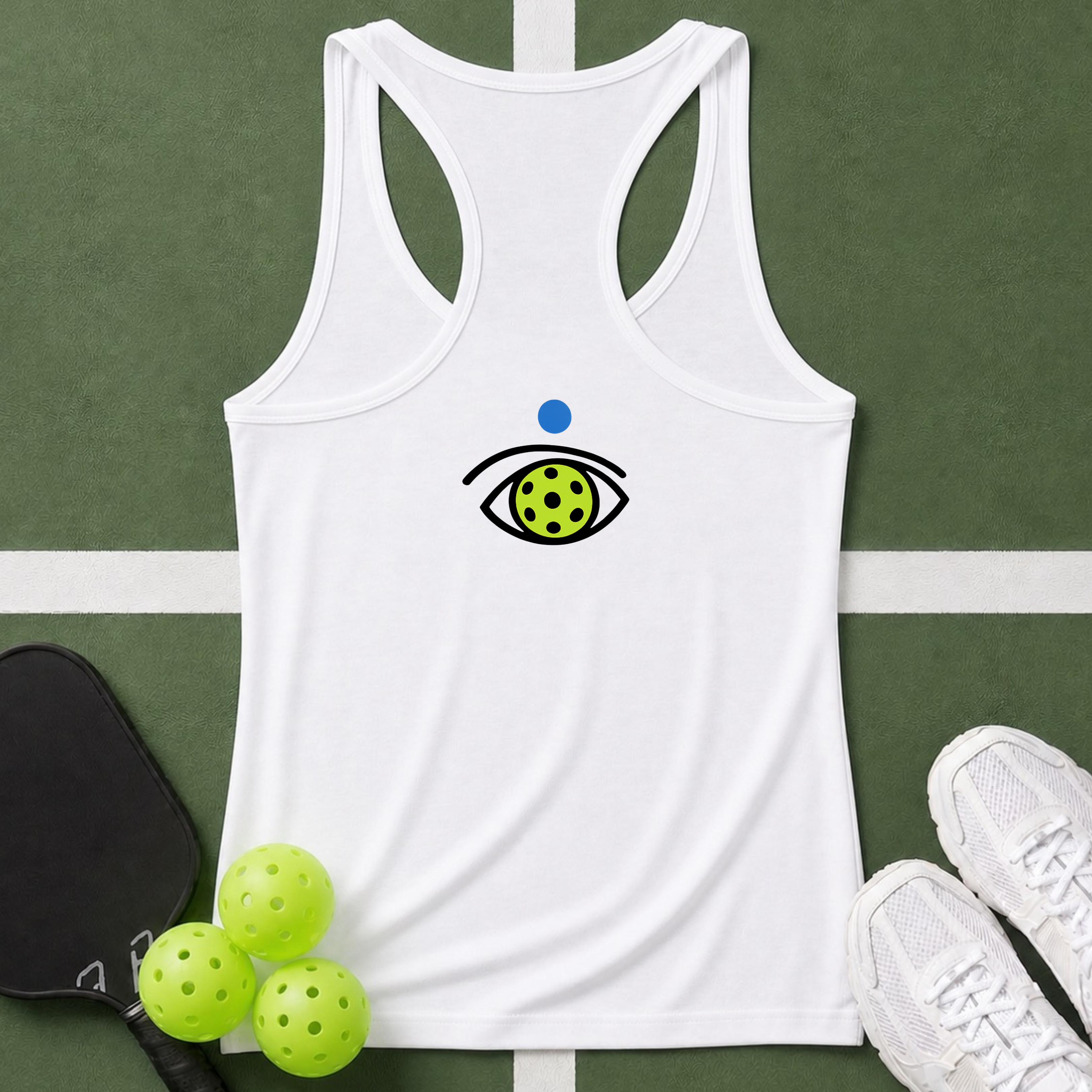 A Abstract "Identity" Racerback Tank Top