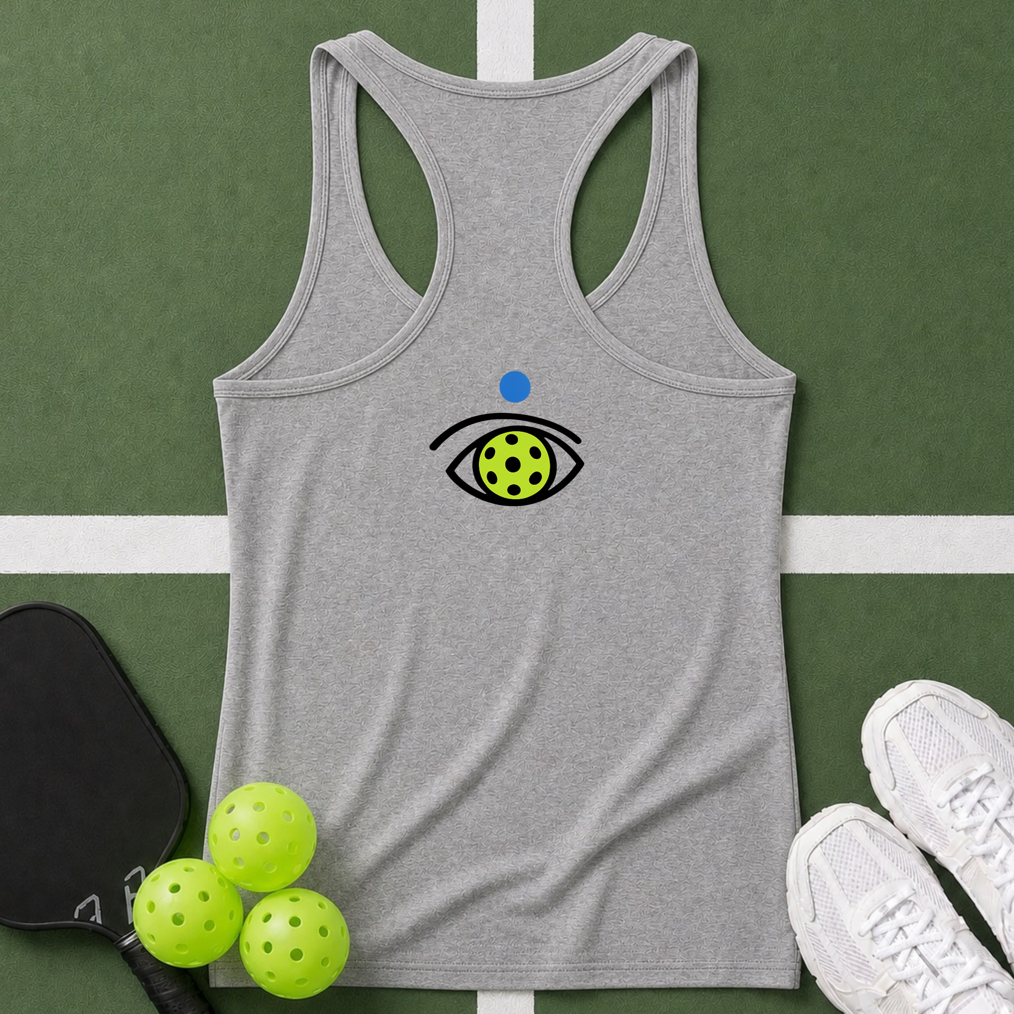 A Abstract "Identity" Racerback Tank Top