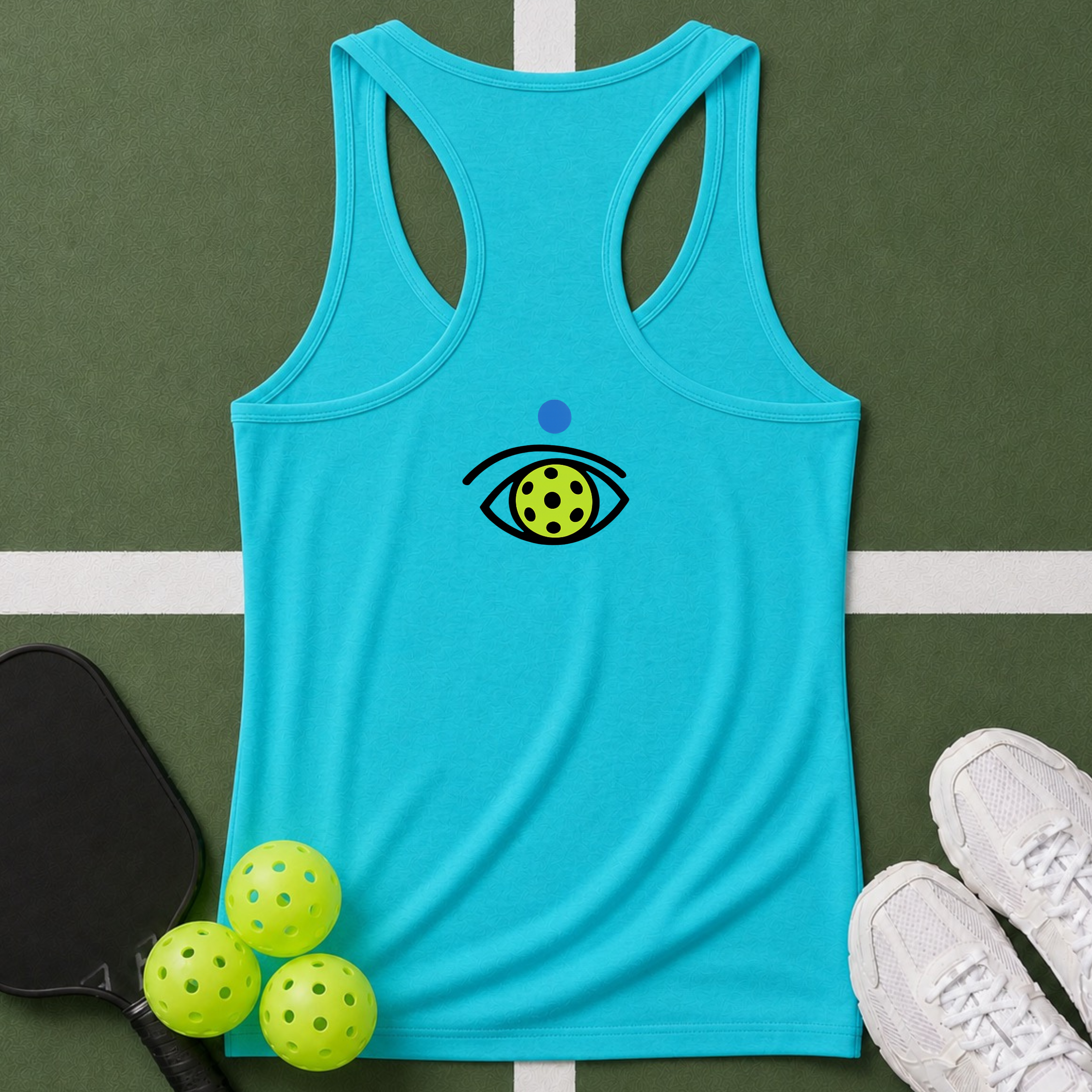 A Abstract "Identity" Racerback Tank Top