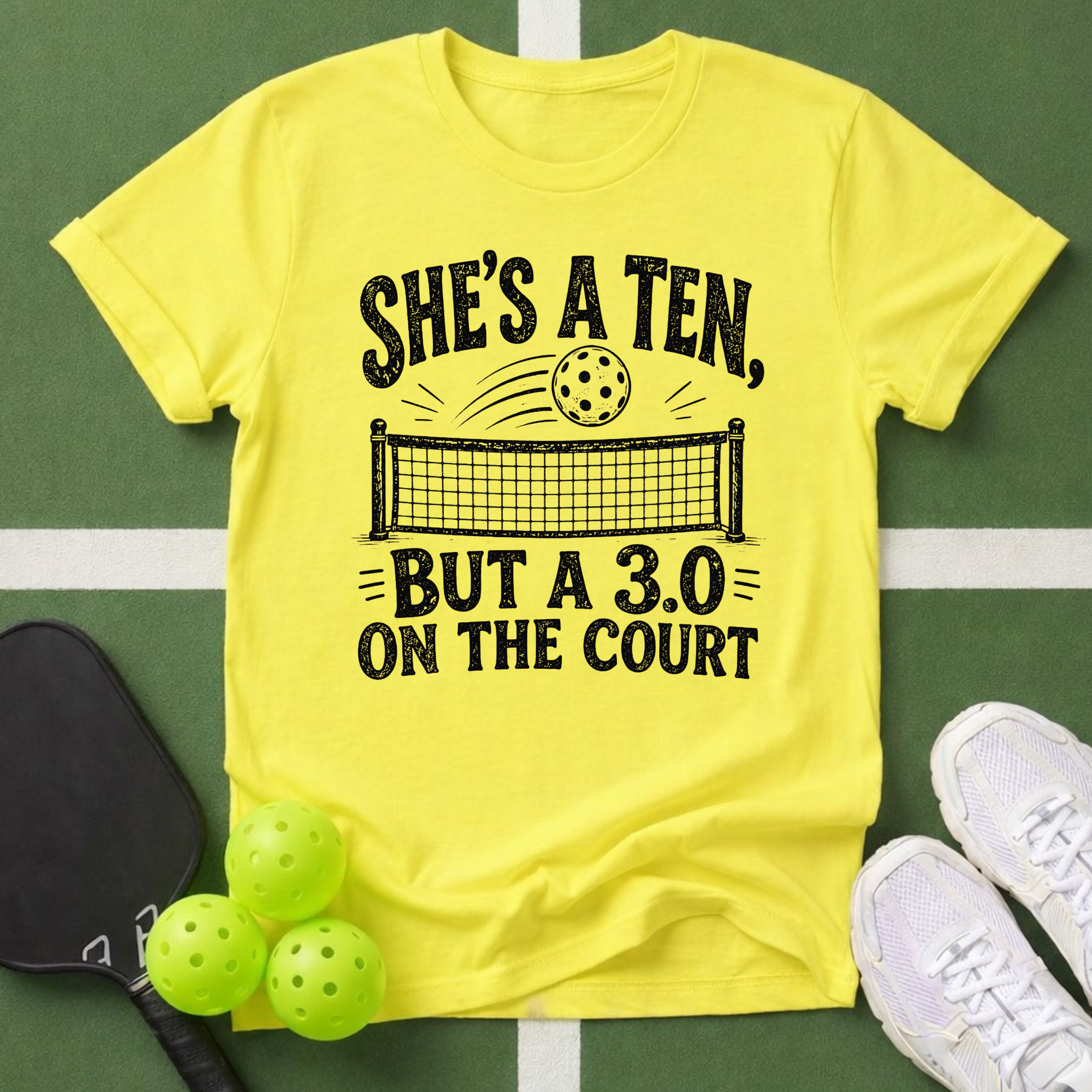 She's a Ten, But a 3.0 on the Court T-Shirt