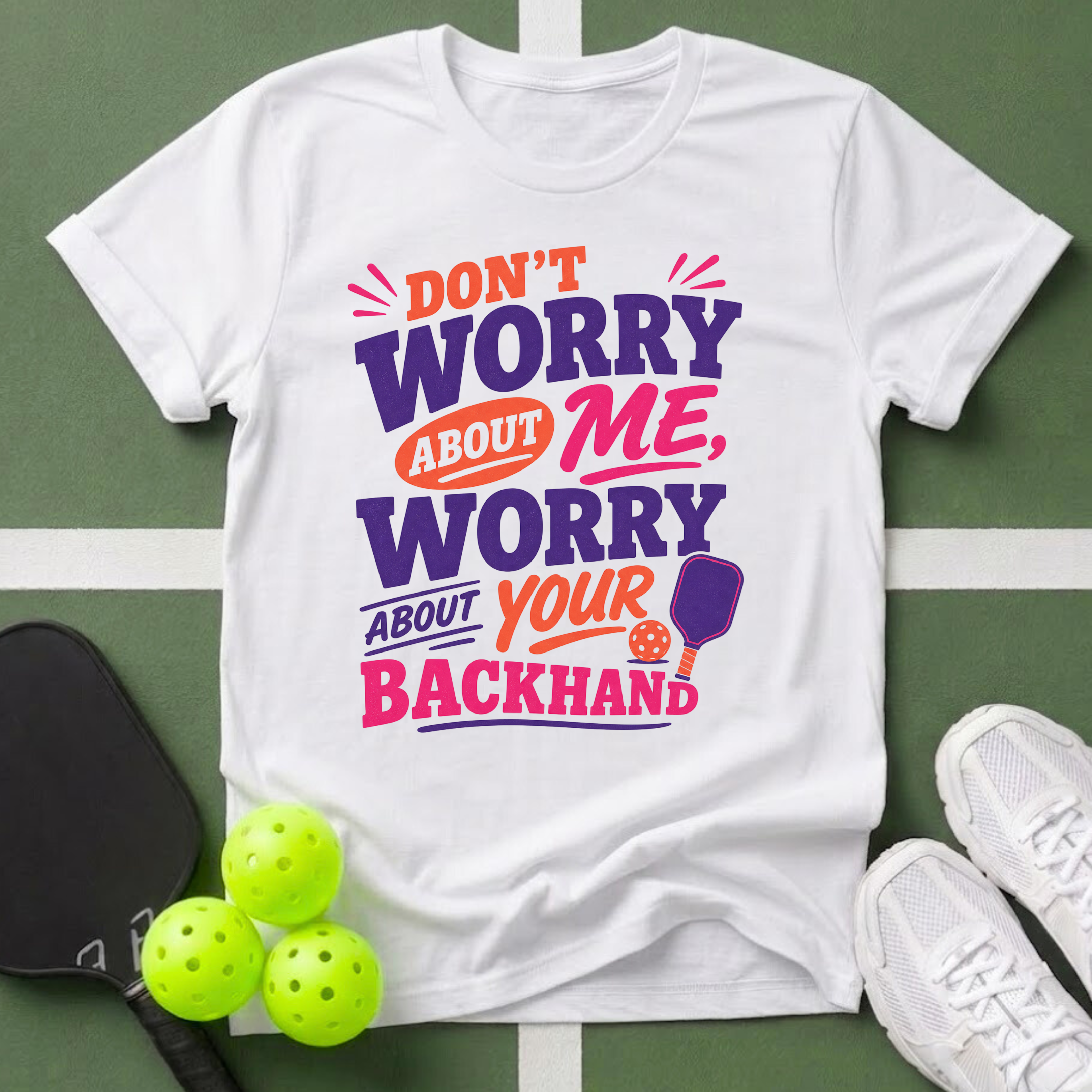Don’t Worry About Me, Worry About Your Backhand T-Shirt