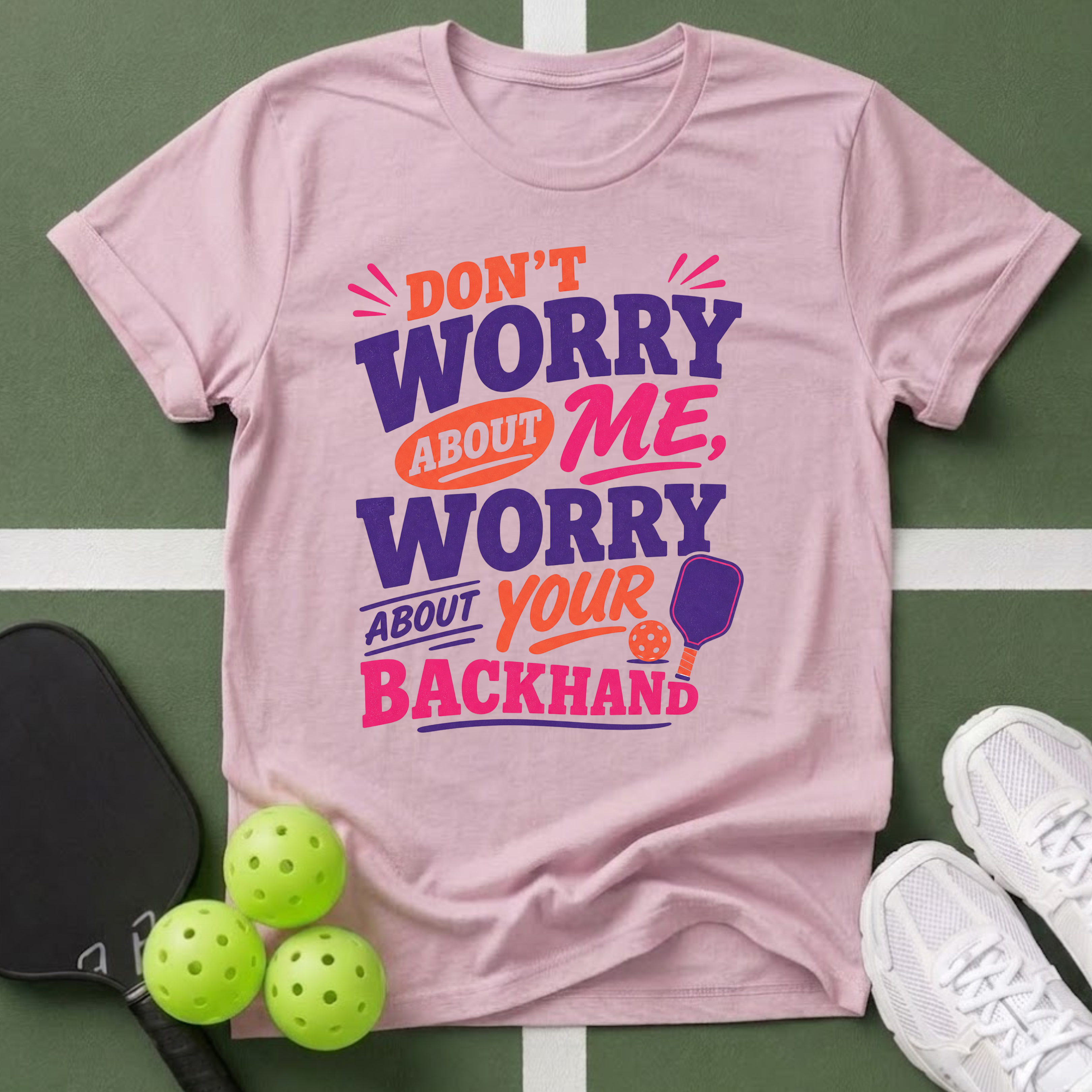 Don’t Worry About Me, Worry About Your Backhand T-Shirt