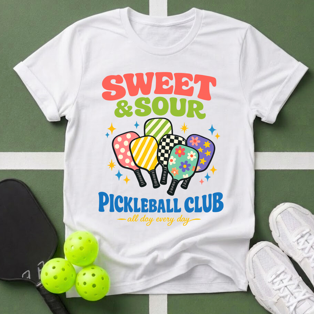 Flavors - Sweet & Sour Pickleball Club T-Shirt