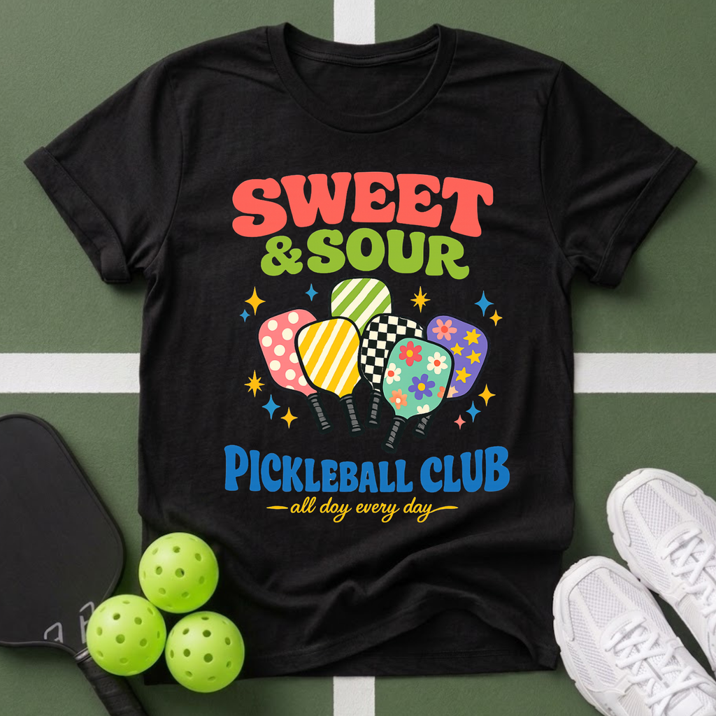 Flavors - Sweet & Sour Pickleball Club T-Shirt
