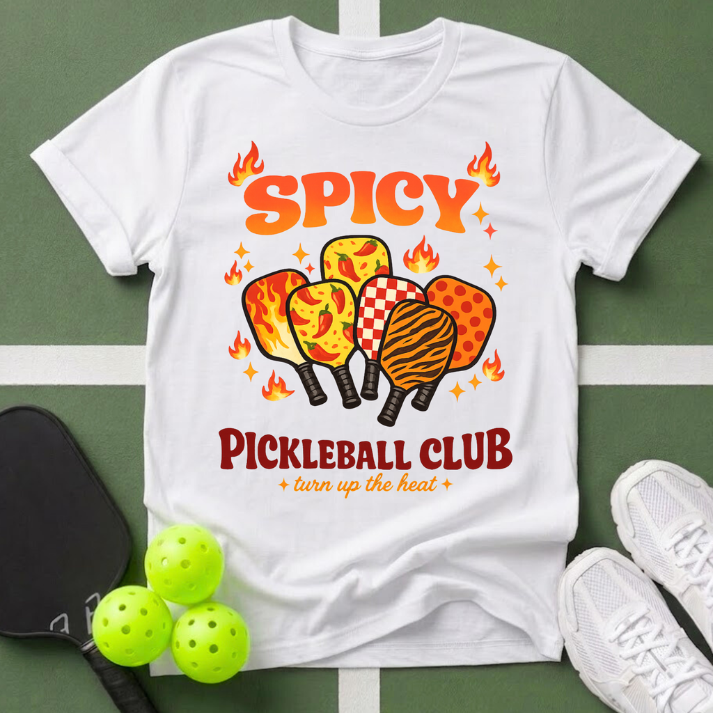 Flavors - Spicy Pickleball Club T-Shirt