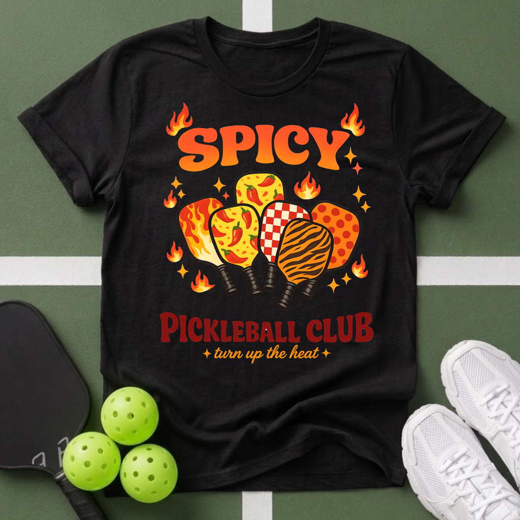 Flavors - Spicy Pickleball Club T-Shirt