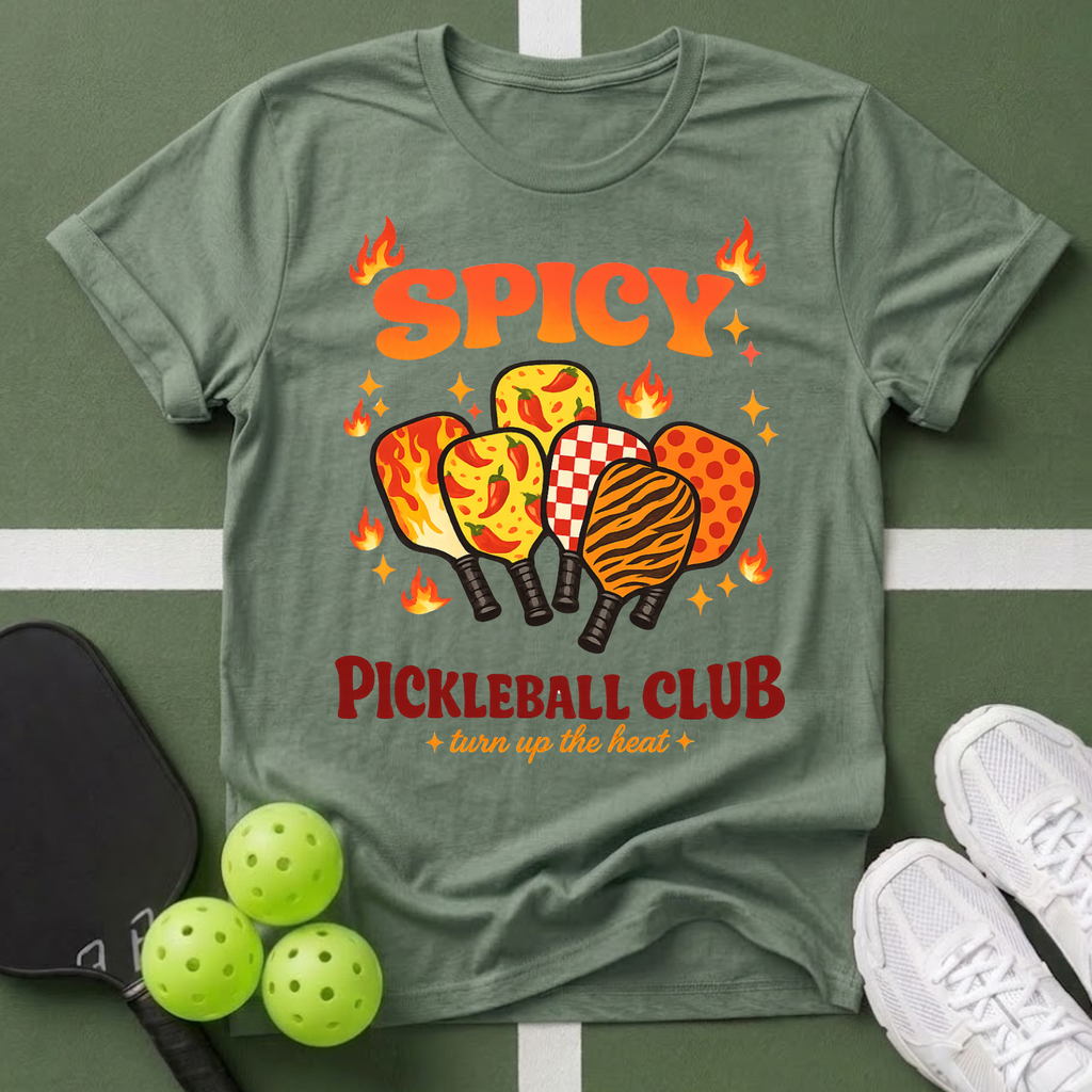 Flavors - Spicy Pickleball Club T-Shirt