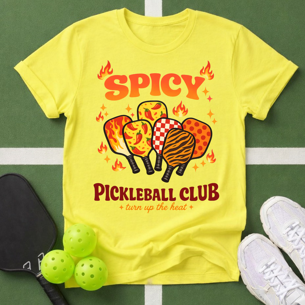 Flavors - Spicy Pickleball Club T-Shirt