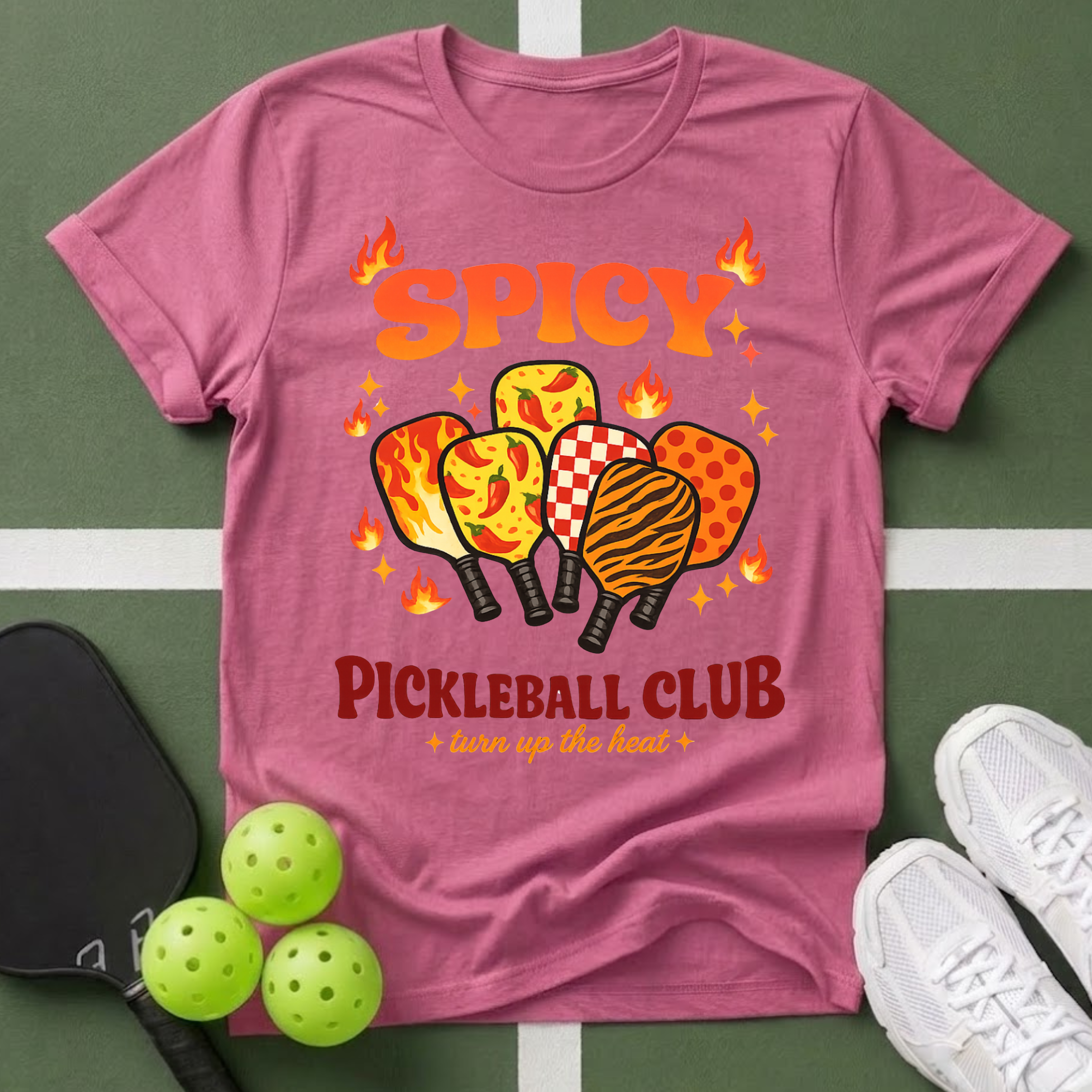 Flavors - Spicy Pickleball Club T-Shirt