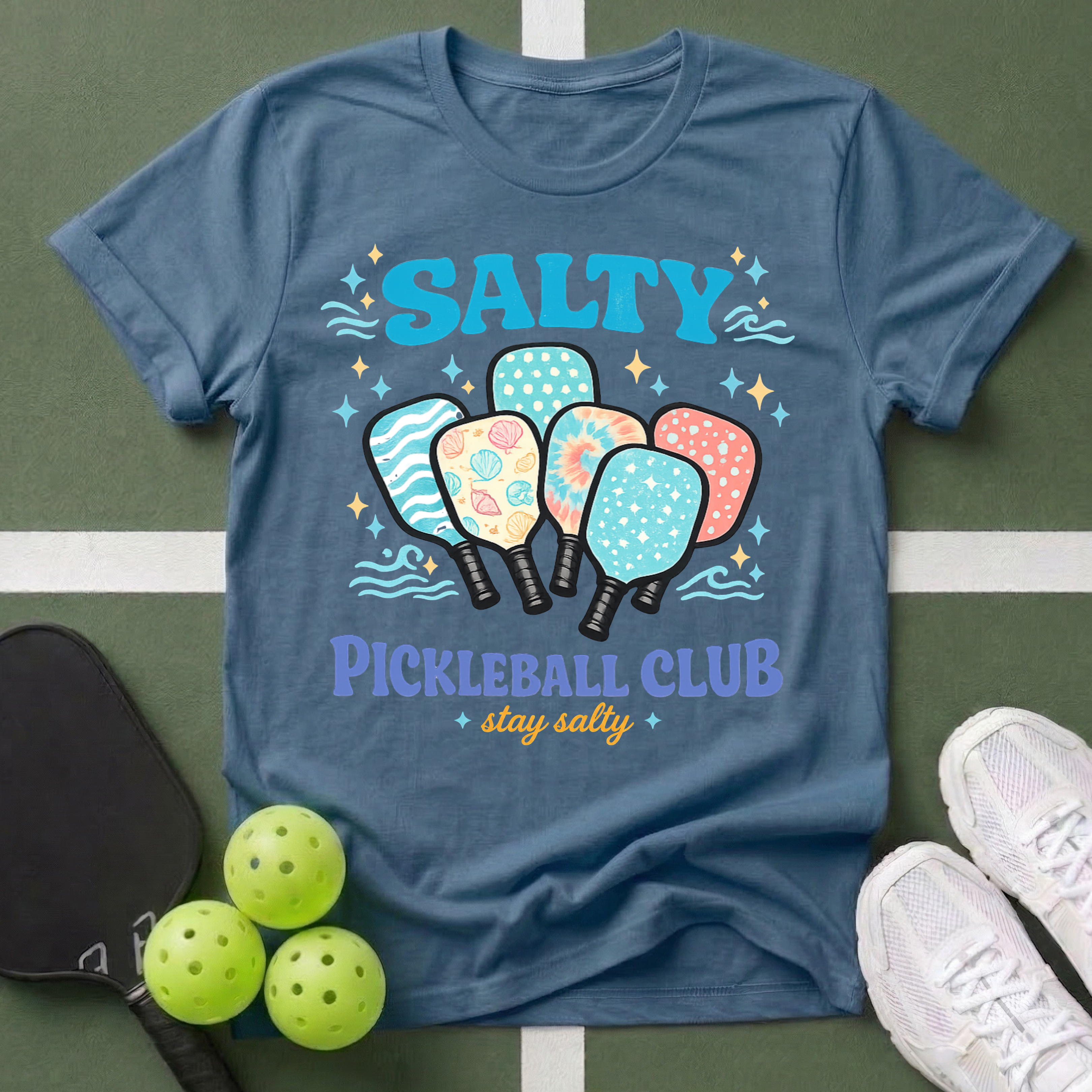 Flavors - Salty Pickleball Club T-Shirt
