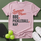 BBQ. Pickleball. Nap. T-Shirt