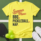 BBQ. Pickleball. Nap. T-Shirt