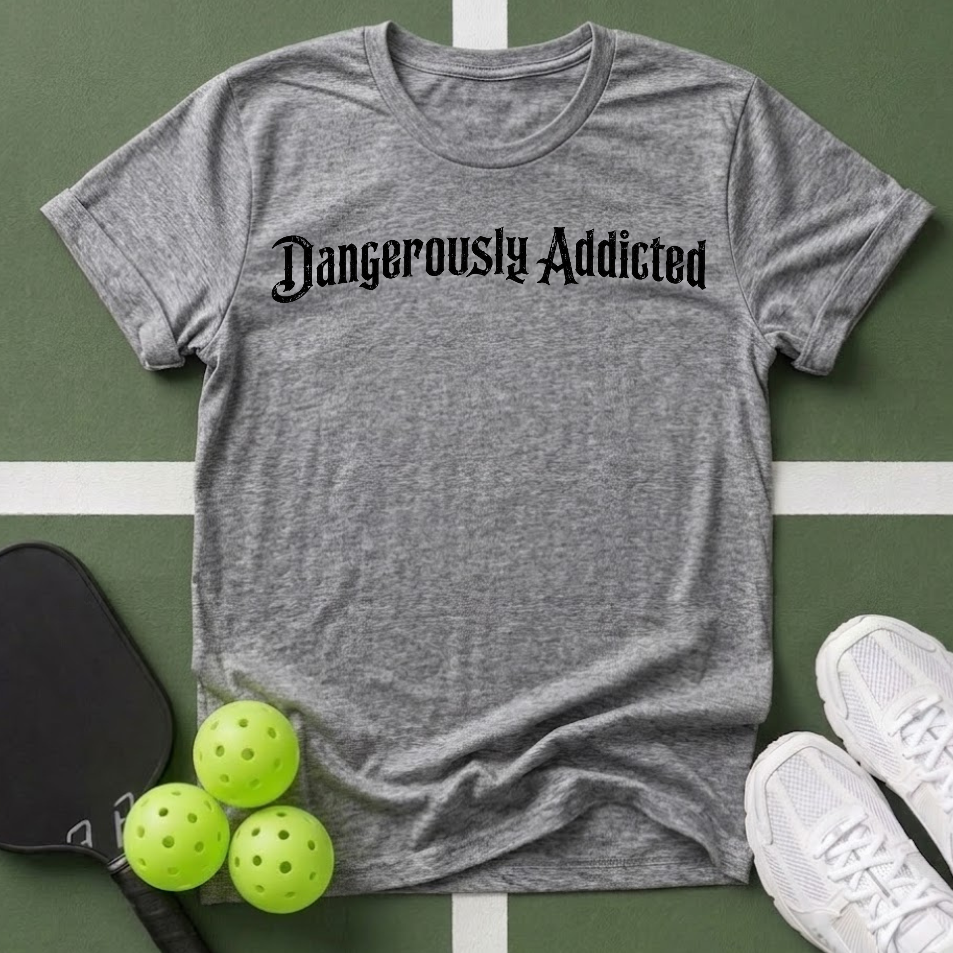 Dangerously Addicted Pickleball T-Shirt