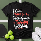 T-Shirt – "I Can’t Wait for the Post-Game Therapy Session" Athletic Mom Fan Tee