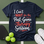 T-Shirt – "I Can’t Wait for the Post-Game Therapy Session" Athletic Mom Fan Tee