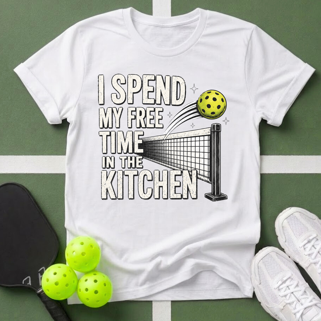 I Spend My Free Time in the Kitchen T-Shirt