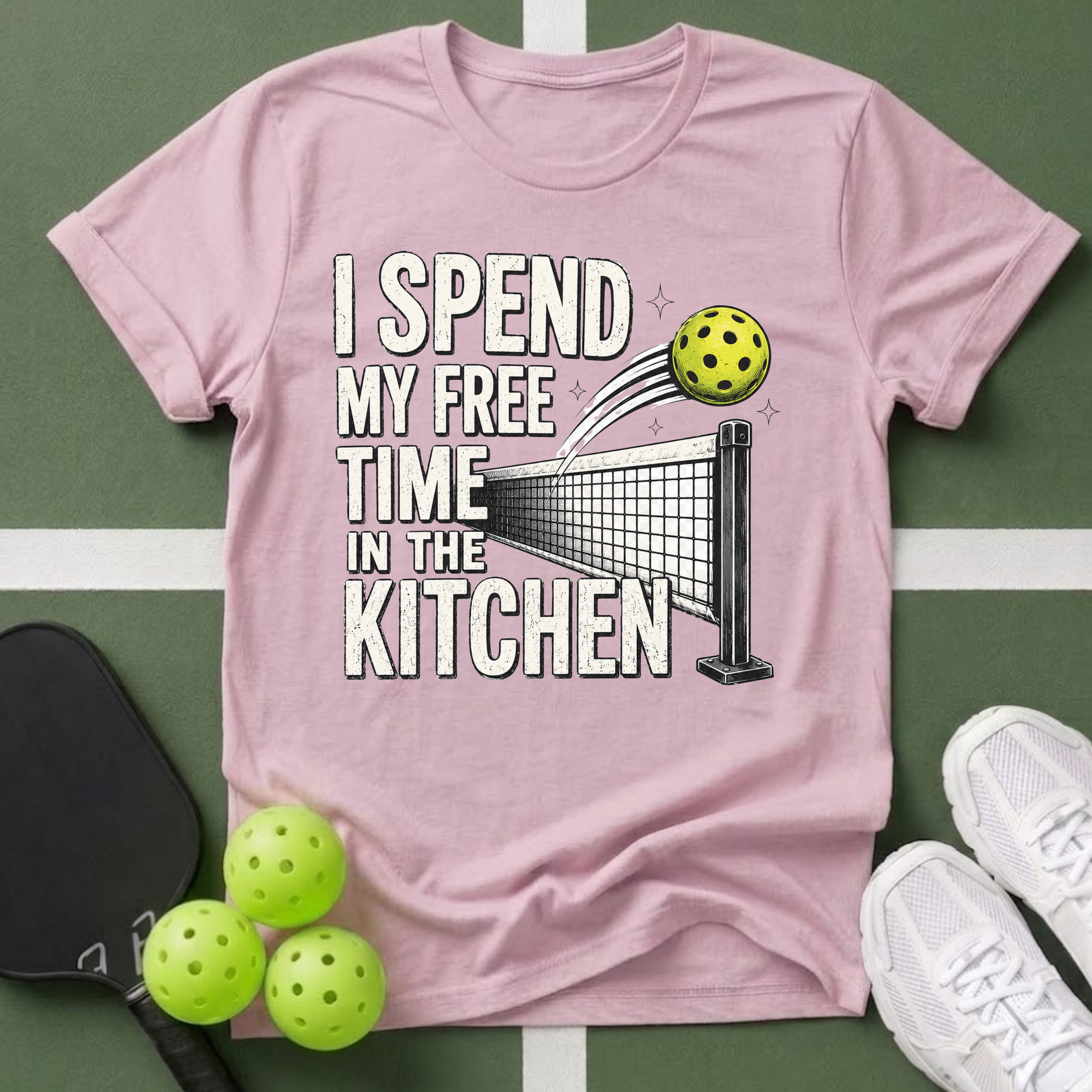 I Spend My Free Time in the Kitchen T-Shirt