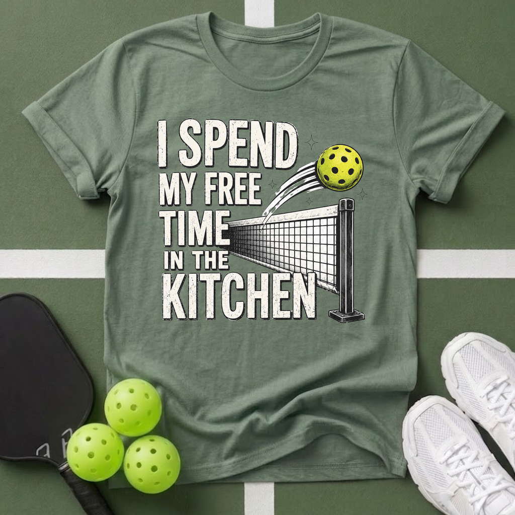 I Spend My Free Time in the Kitchen T-Shirt
