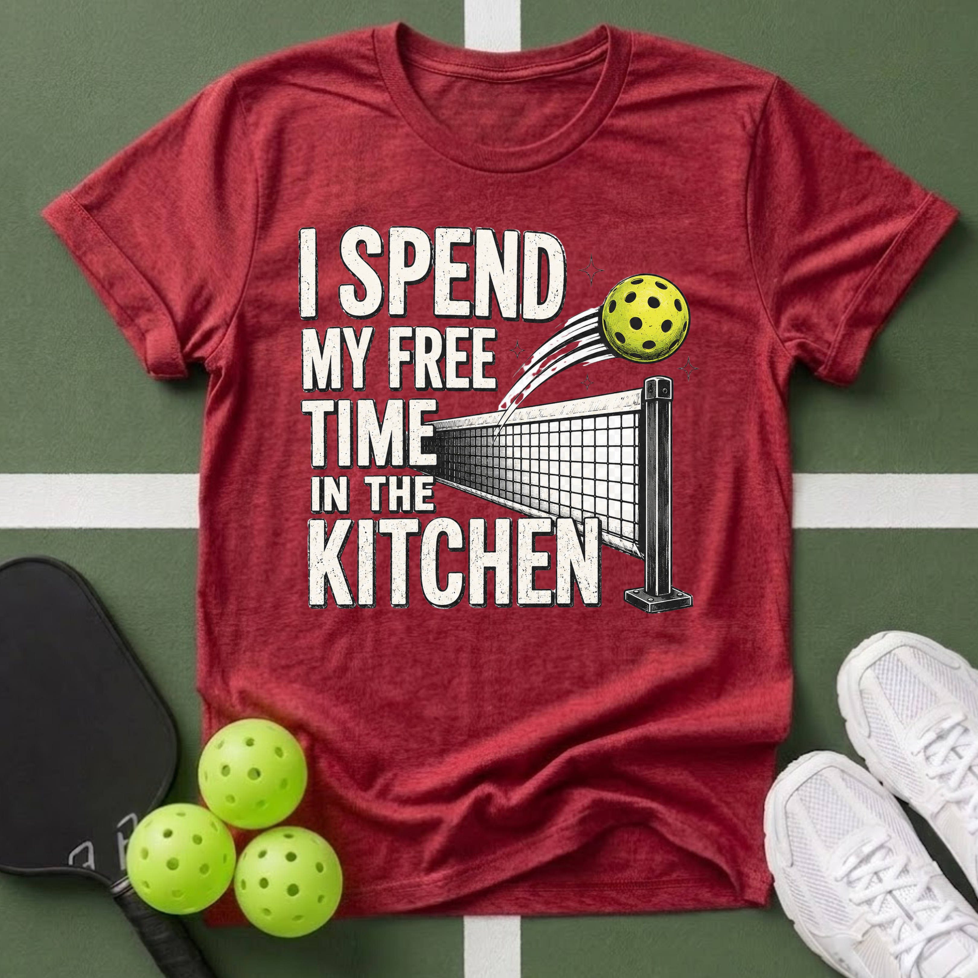 I Spend My Free Time in the Kitchen T-Shirt