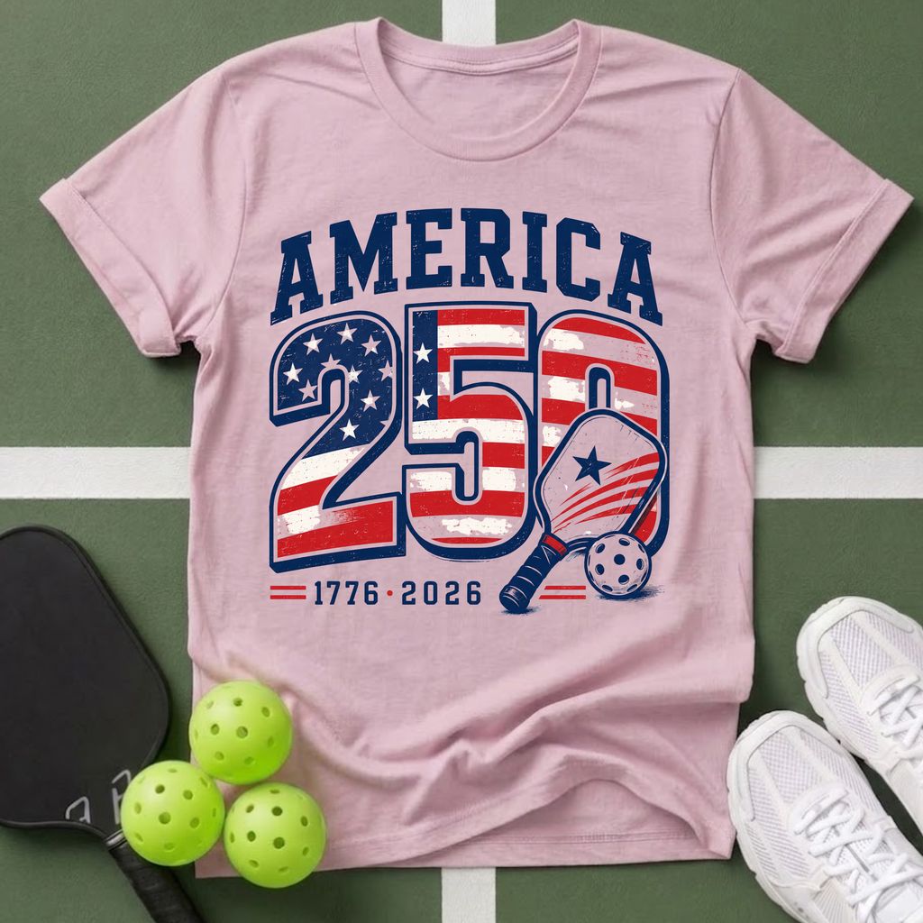 Patriotic Pickleball  1776-2026 T-Shirt