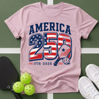 Patriotic Pickleball  1776-2026 T-Shirt