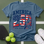 Patriotic Pickleball  1776-2026 T-Shirt
