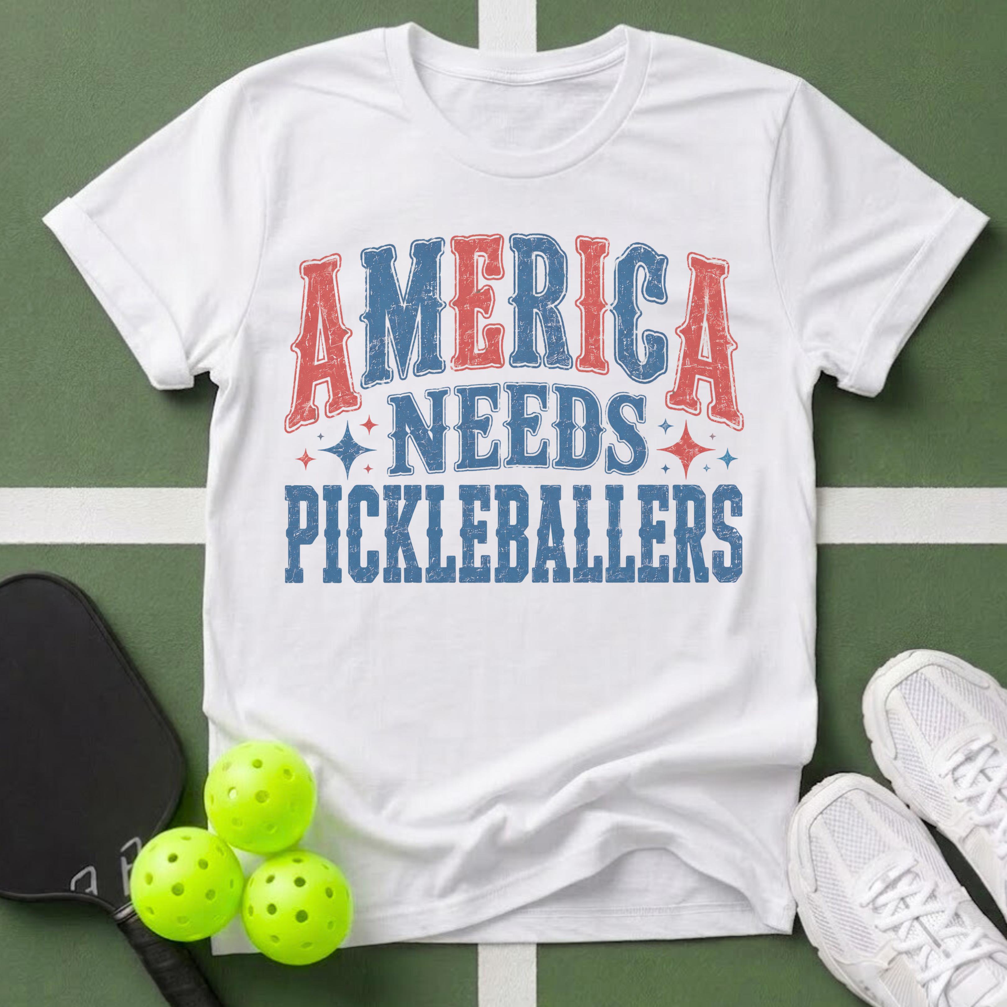 America Needs Pickleballers T-Shirt