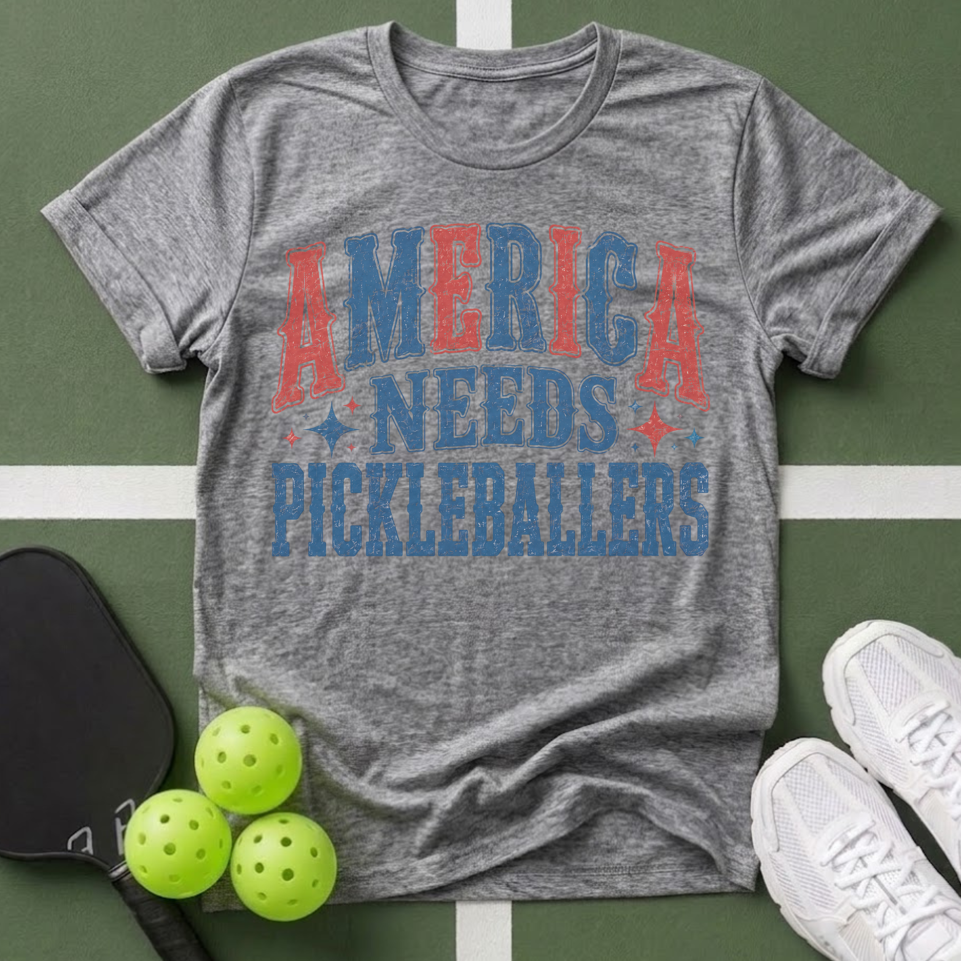 America Needs Pickleballers T-Shirt