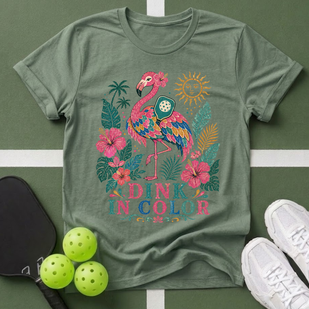 Folklore Flamingo T‑Shirt