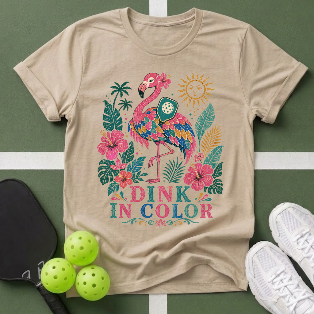 Folklore Flamingo T‑Shirt