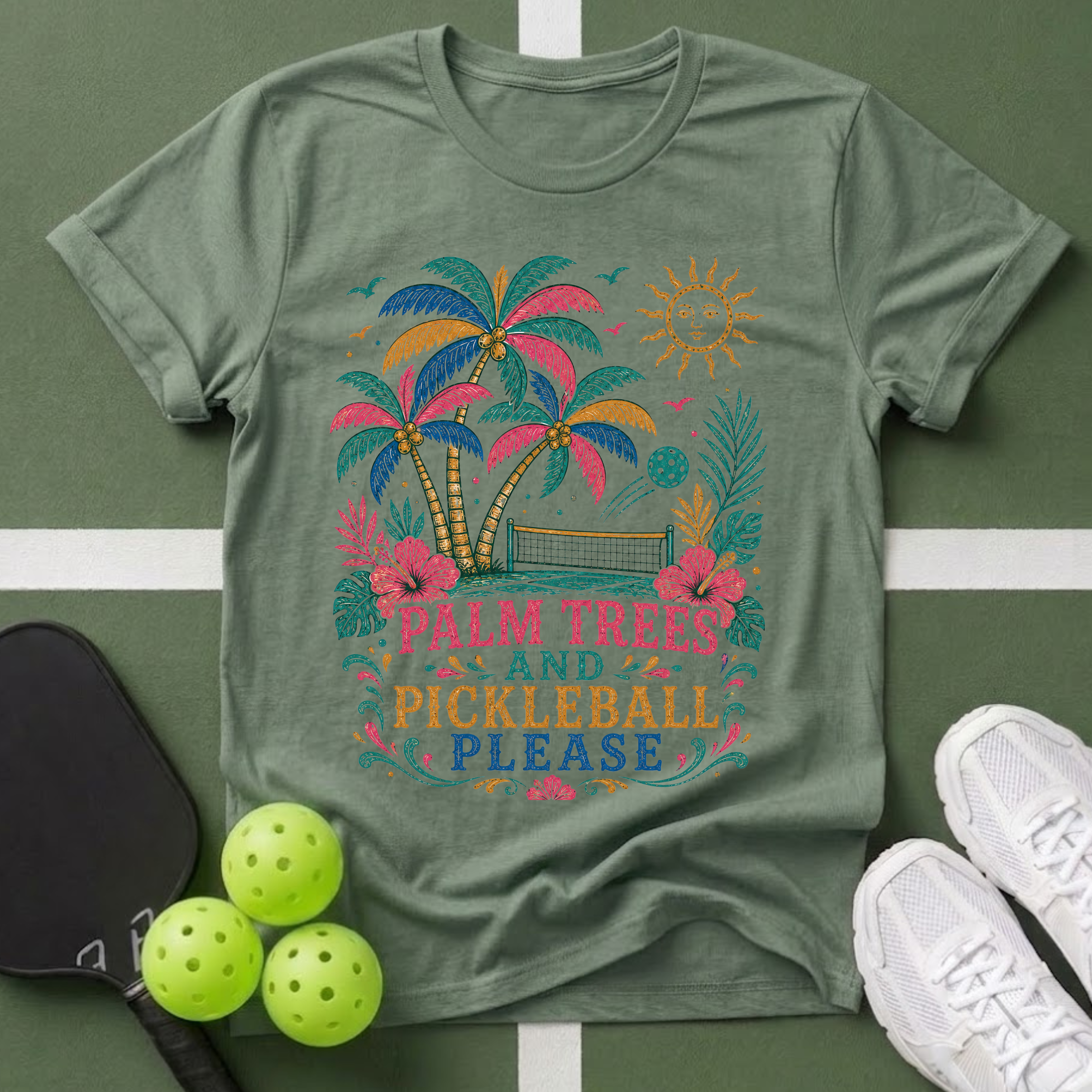Folklore Palm Trees T-Shirt